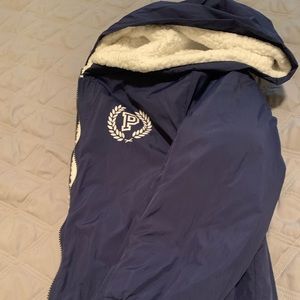 Victoria Secret Pink Fleece Lined Anorak Jacket